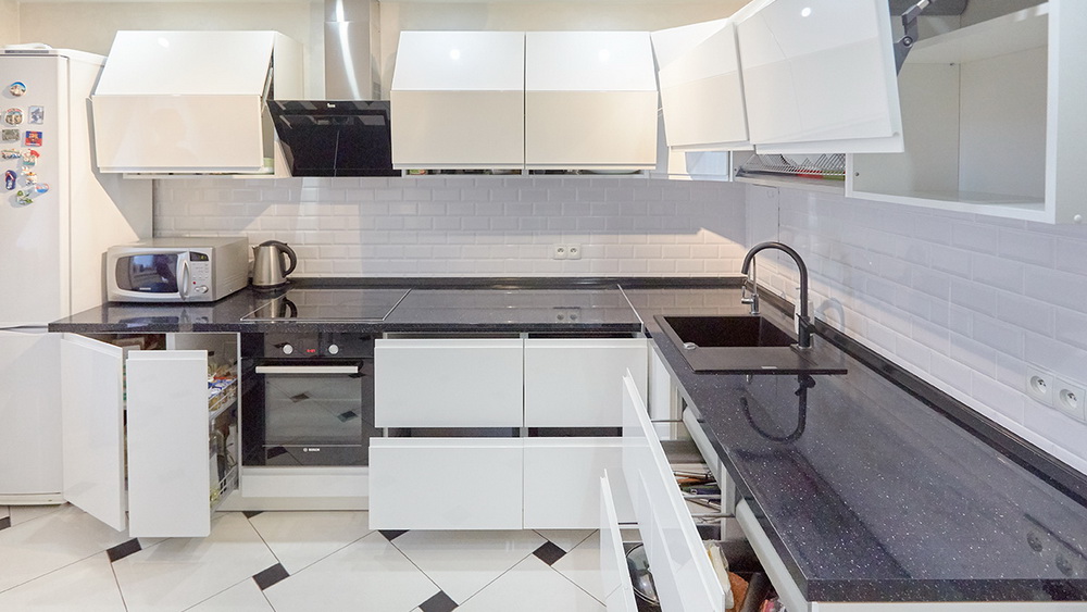 Белый кухонный гарнитур-Угловая кухня «Модель 748»-фото7