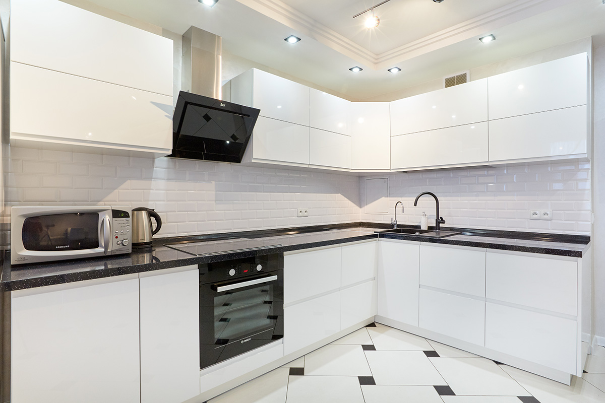 Белый кухонный гарнитур-Угловая кухня «Модель 748»-фото2