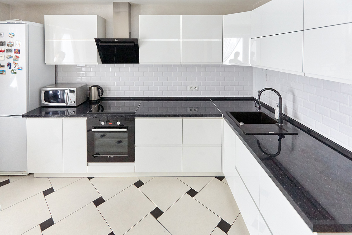 Белый кухонный гарнитур-Угловая кухня «Модель 748»-фото3