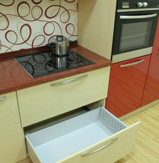 Акриловые кухни-Кухня из пластика «Модель 129»-фото15