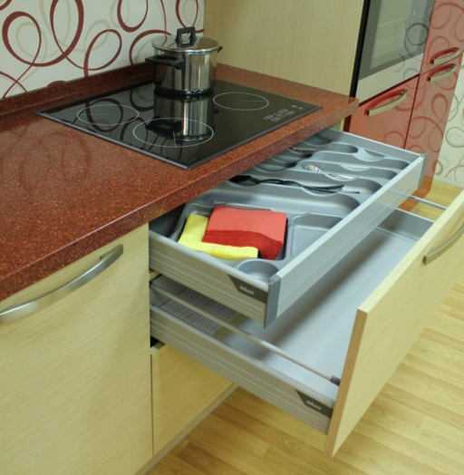 Акриловые кухни-Кухня из пластика «Модель 129»-фото15